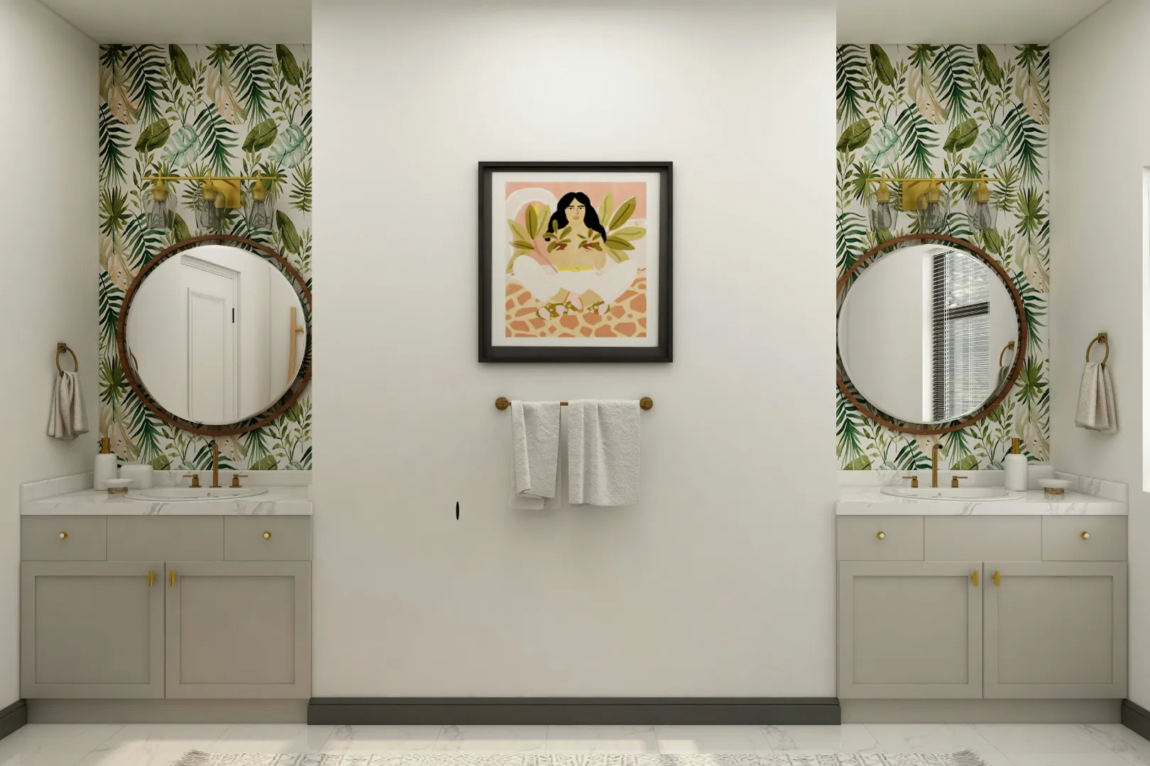 Before & After: A Gloomy Bathroom Brightens Up